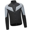 Reflective Windproof Sunscreen Outdoor Jacket Running Sports Coat Cycling Windbreaker Black L