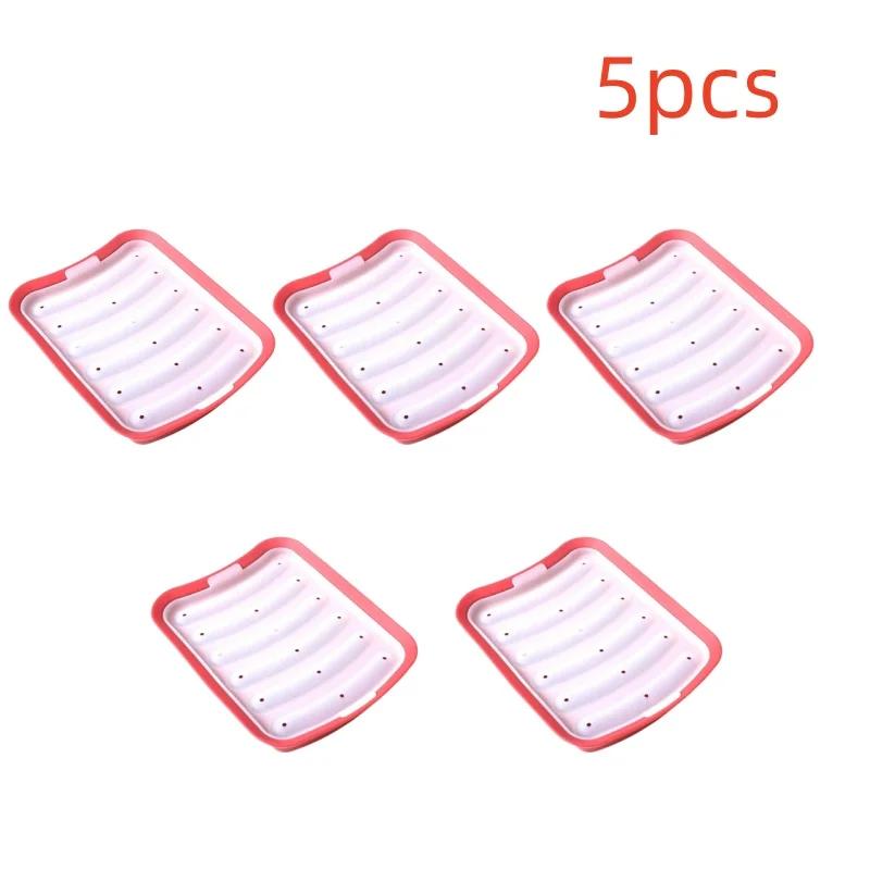 Silicone Sausage Mould  Home Ham Hot Dog Making Tray Household Cake Baking Molds with Lid Kit Tools