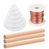 Pure Copper Wire Electroculture Gardening Set Enhance Plant Growth Coil Winding Jig for Indoor And Outdoor Gardens ADM