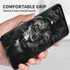 Löwe Bär Katze Cool Für Xiaomi Redmi Note 15 14 13 12 12S 11E 11 11S Pro Plus 4G 5G Schwarze Weiche TPU Handyhülle