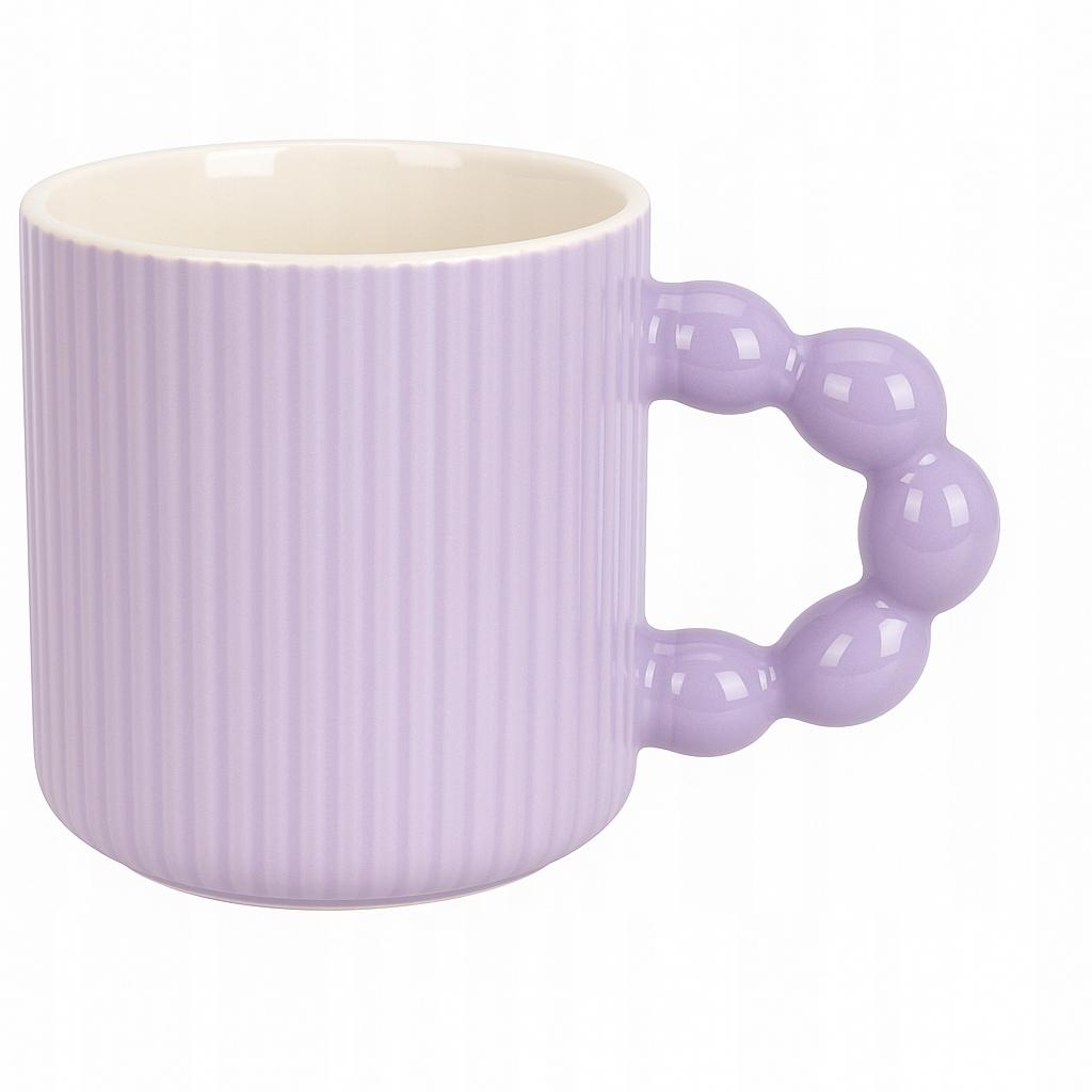 Pastelový porcelánový hrnek s uchem 340ml 1ks