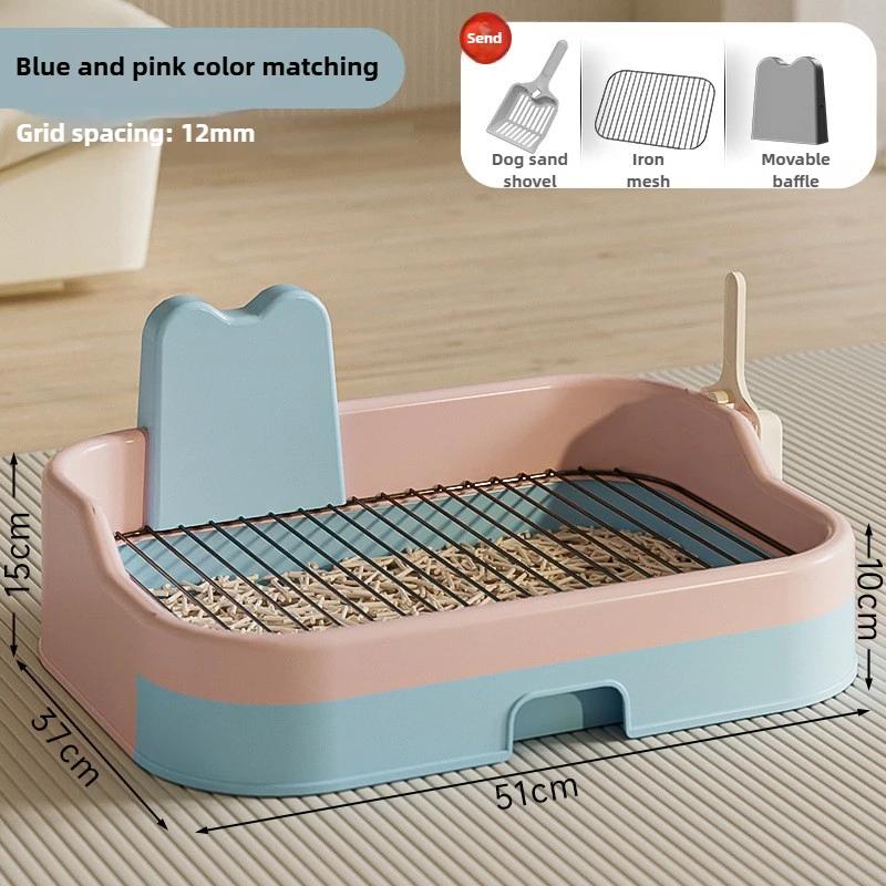 

Туалет для кошек и собак с ящиком, легко чистится, специальный туалет для собак, высокая грузоподъемность, лоток для кошачьего туалета, товары для животных