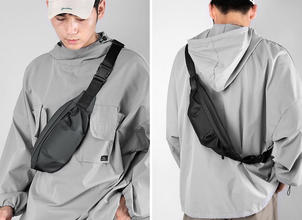 Beatus Waterproof Waist Lightweight and for Running and Men and Women Bag, Compact, Walking, (Gray)
