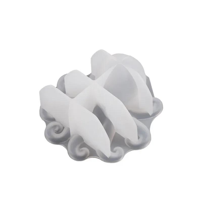 

3D Осьминог Ручная работа Креативная Силиконовая форма DIY Кристальная Эпоксидная смола Гипсовые формы Настольное украшение Материалы для рукоделия 1