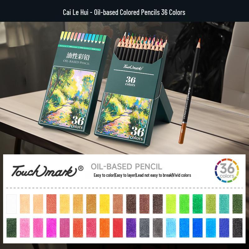 72-Color Water-Soluble Colored Pencils - Durable Lead for Art Students
