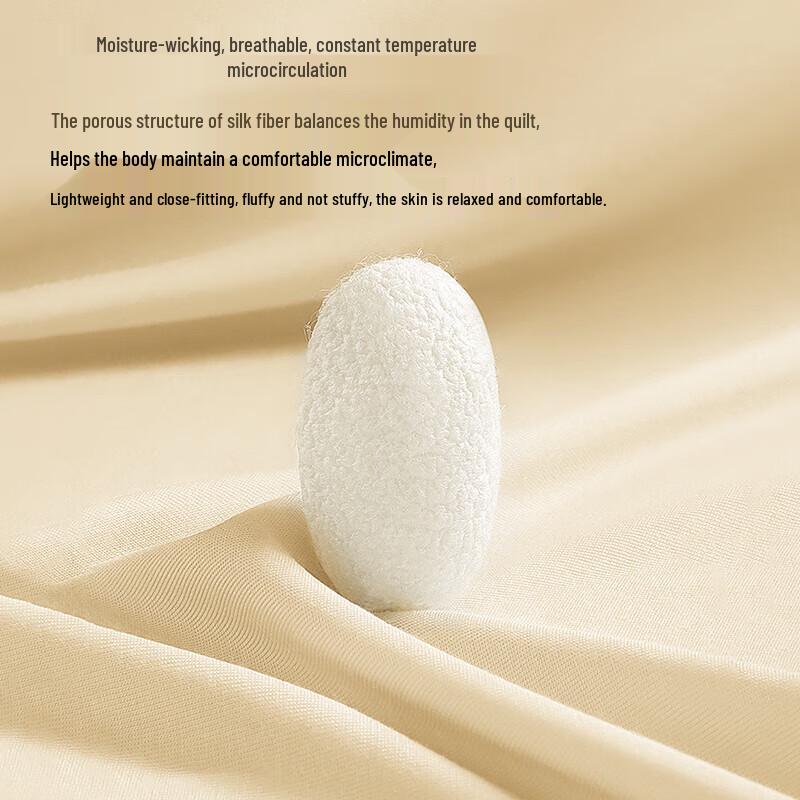 Hengyuanxiang Antibacterial 100% Tussah Silk Quilt