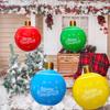 Aufblasbare Weihnachtskugel Weihnachts-Laternenkugel Dekoration Bastelspaß Outdoor Aufblasbare Dekoration Ballon Geschenk