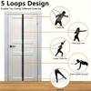 1 Stück Hochleistungs-Suspension Trainer System mit 5-Schlaufen-Widerstandsbändern - All-in-One Heimfitnessgerät für Krafttraining