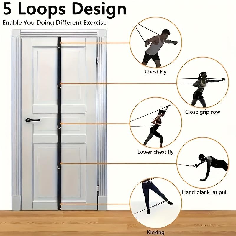 1 Stück Hochleistungs-Suspension Trainer System mit 5-Schlaufen-Widerstandsbändern - All-in-One Heimfitnessgerät für Krafttraining