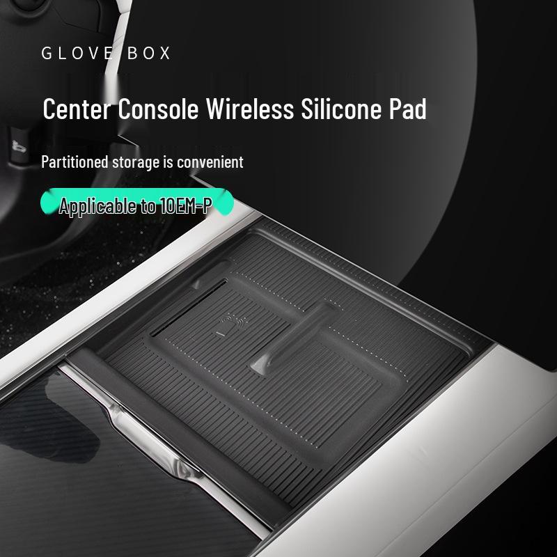 Lynk & Co 10emp Car Wireless Charging Area & Door Slot Silicone Mat Set