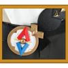 Genshin Impact Jahoda Cosplay Costume Uniform Cloak Hat Glasses Headwear Outfit Halloween Party for Women Girls Props
