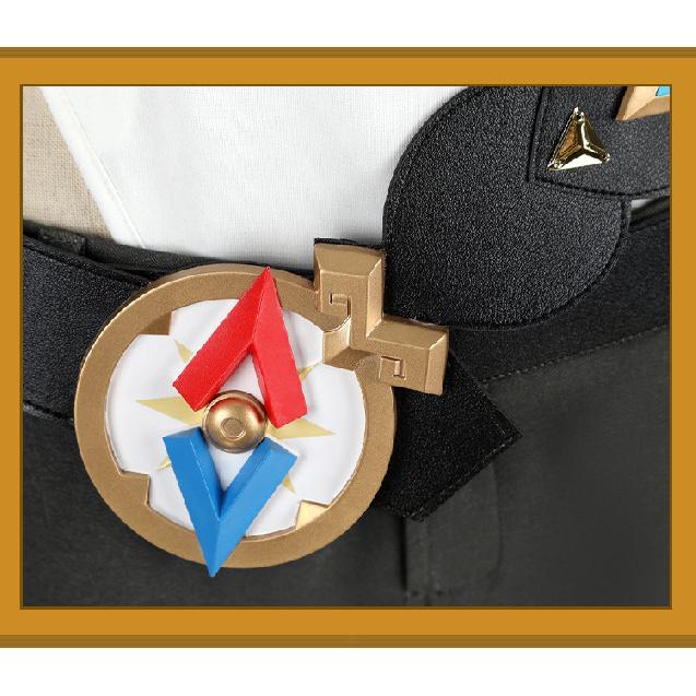 Genshin Impact Jahoda Cosplay Costume Uniform Cloak Hat Glasses Headwear Outfit Halloween Party for Women Girls Props