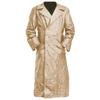 New popular autumn and winter retro leather men's medieval coat