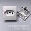 RT-02-45 Brazil 45x45 Desktop Furniture Power Socket Strip