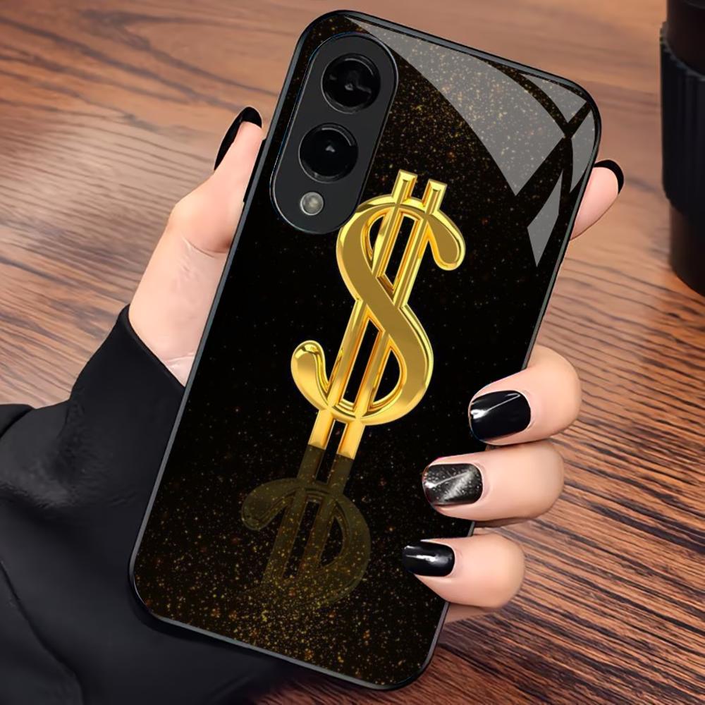Wealth US Dollar Exquisite luxury High-end PhoneCase Glass PhoneCase for Samsung Galaxy S26 S25 S24 S23 S22 S21 FE,Ultra,Plus