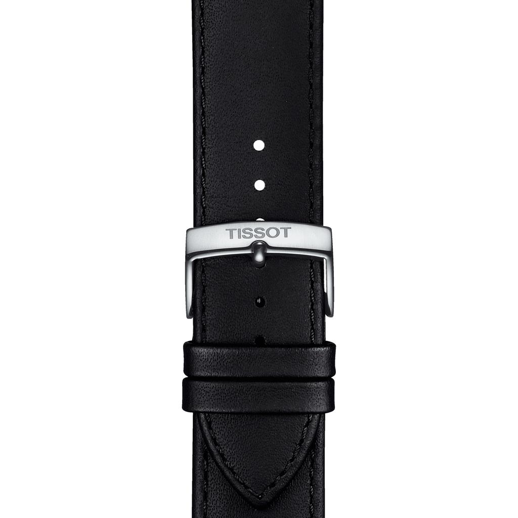 Tissot Leather Strap silver Dial Men's Fashion Watch T109.610.16.031.00