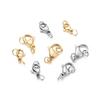 30 stuks/partij Roestvrij Staal Goud Kreeftsluiting Met Splitringen Voor Armband Ketting Kettingen DIY Sieraden Maken Onderdelen Benodigdheden