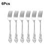 6/24/30 Pieces Sliver Cutlery Set Stainless Steel Tableware Western Luxury Dinner Set Mirror Elegant Knife Fork Spoon Flatware