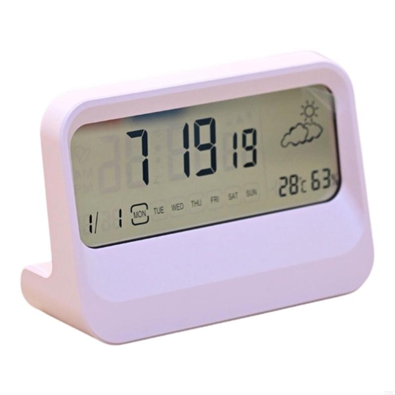 Alarm Clock for Bedroom Digital Desk Clock Bedside Nightstand Digital Clock J0MC