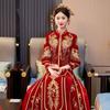 Huachuxi Herbst/Winter 2025 Xiuhe Brautkleid: Kleines Hochzeits- und Toast-Outfit
