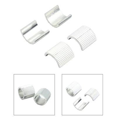 4Pcs Reducer Spacers 22mm To 28mm Motorcycle Handlebar Mount Riser Clamp Conversion Shim Spacer Motorbike Accessories