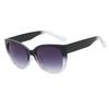 Retro Okulary Przeciwsłoneczne Kocie Oko Kobiety Soczewka Gradientowa Ochrona UV400 Szerokie Nogi Design Unisex Damskie Odcienie Modne Okulary Przeciwsłoneczne