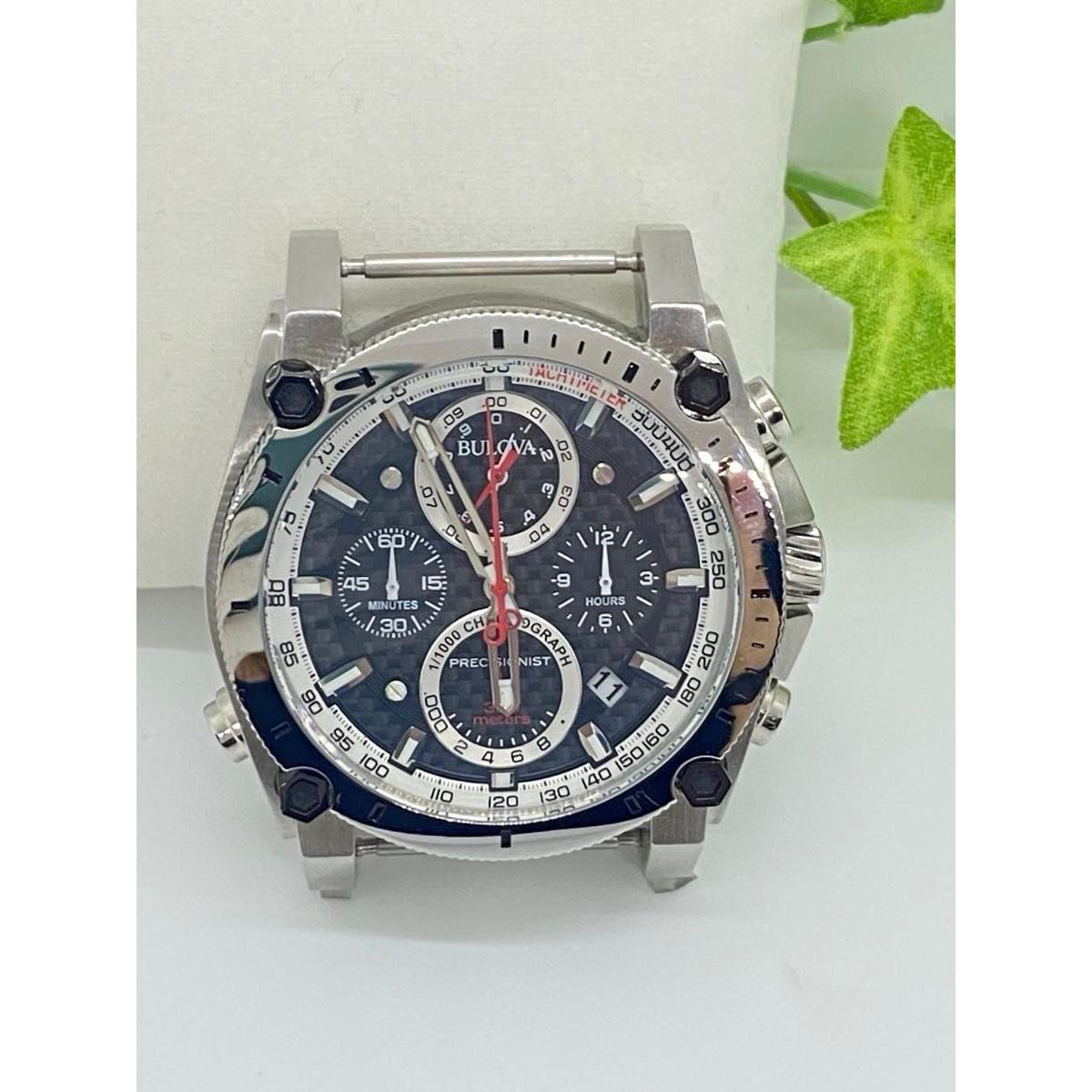 Used Good condition, working, battery replaced BULOVA Precisionist chronograph 98B172