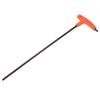 uxcell Hex 6mm Compatible with Extra Long Internal Hex Repair Automotive and Home Orange T-Handle Wrench, Metric, CR-V, Arm, T-Key, Wrench, Spanner,