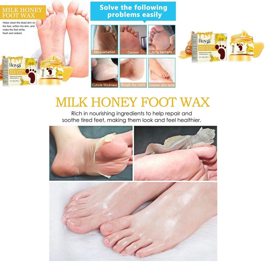 Gentle Milk Honey Peel Off Hand And Foot Mask For Deep Hydration And Softness