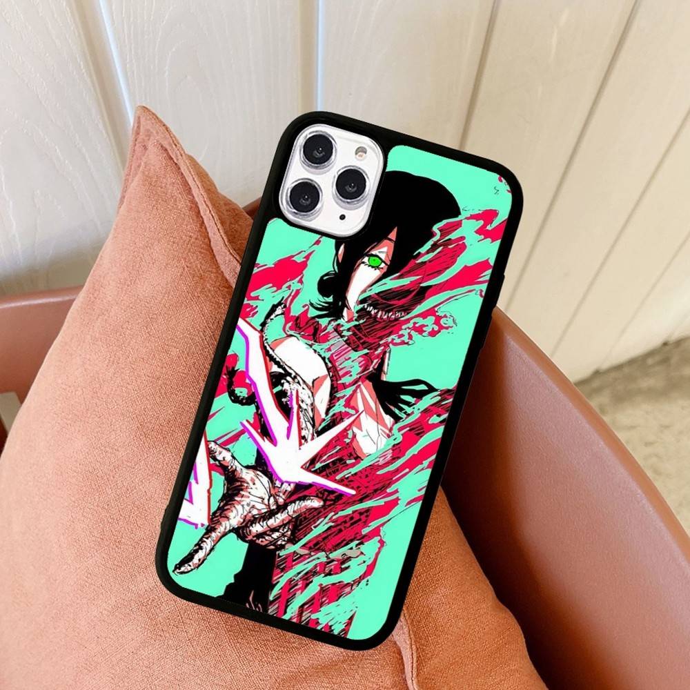 Anime C-Chainsaw Man Phone Case For IPhone 17 16 Pro Max 11 12 13 14 15 Hard PC+TPU Bracket Back Cover