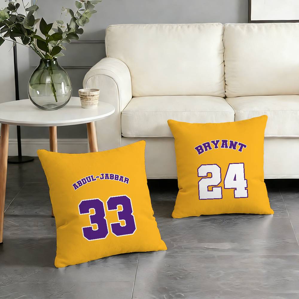 Basketball Number Bryant 24 Curry 30 James 23 Pillow Case Pattern Printed Pillowcase For Living Room Sofa Cushion Cover