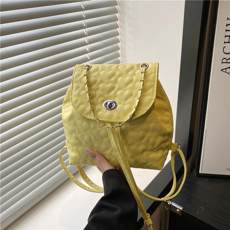 Frischer und schöner lässiger einfacher einfarbiger Rucksack vielseitige Studenten-Schultasche Pendel-Ausgeh-Rucksack Damen