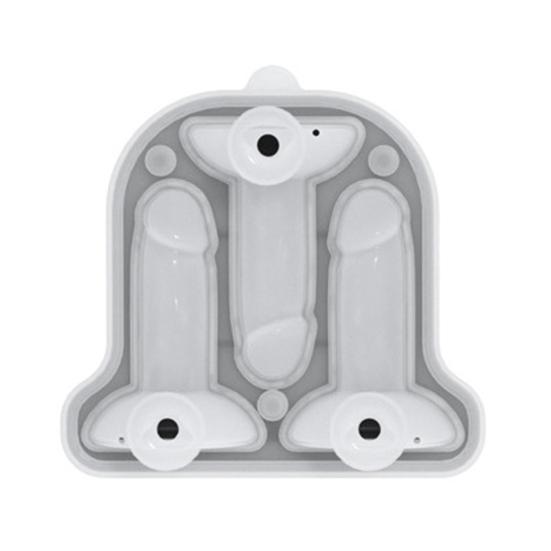 Silikonová forma na ledové kostky Rozmarná forma na led s víkem Bez BPA Výrobník ledových koulí vtipných tvarů na koktejly, pivo, kávu