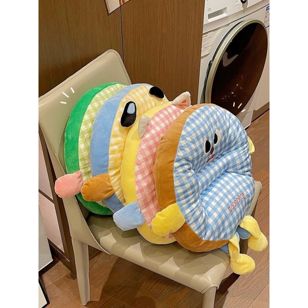 Cartoon Square Cotton Cushion, Reliable and Dual-use for Sitting, Comfortable and Stress Relieving Home Decoration, Seat Cushion
