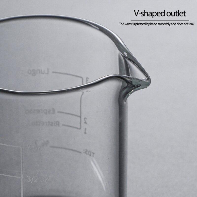 Copo de Café de Vidro Com Boca Copo de Café Tolerar Vidro Armazenamento de Café Vidro Copo de Leite Clow Copo de Leite 101-200ml