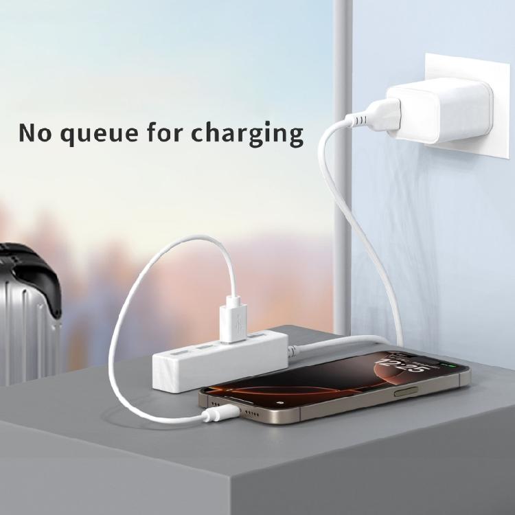 4 in 1 USB2.0 Splitter Cable for Charging USB Male to 4 USB2.0 Female Extender Cable Data Charging Split Adapter