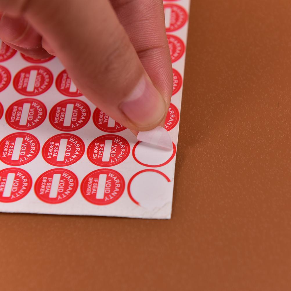 2 Sheets(208Pcs) 10mm Warranty Fragile Seal Label Sticker Universal Guaranteed VOID Sticker