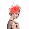 Fashion Women Bridal Net Flower Wedding Hairpin Clip Top Hat Headwear