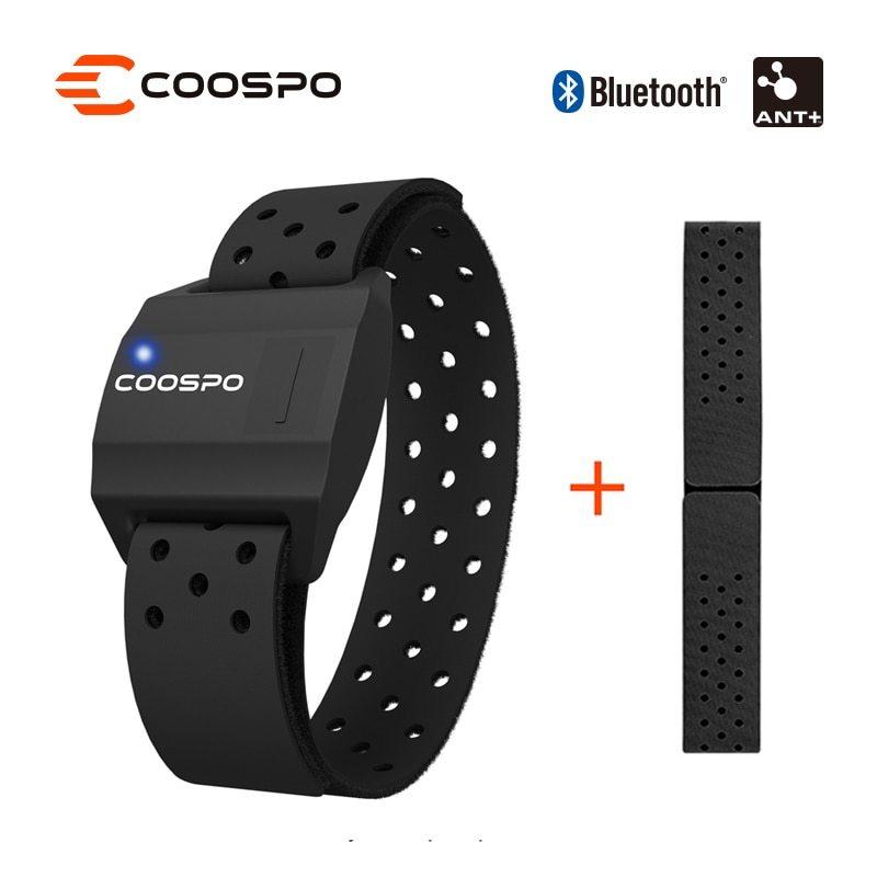 COOSPO Herzfrequenzmesser Optisch Fitness Outdoor Schlagfrequenzsensor Bluetooth 4.0 ANT Für Garmin Wahoo Fahrradcomputer