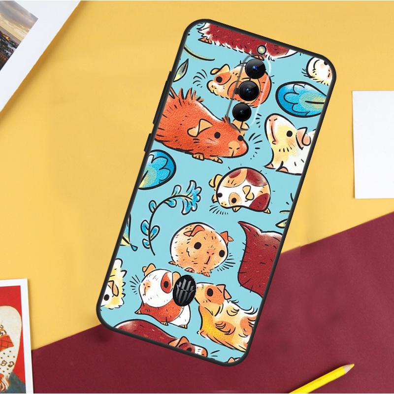 

Cartoon Guinea Pig Case For ZTE Nubia Red Magic 11 Pro Plus 8 9 10 Air 8S 9S 10S Pro Plus 6 7 6S 7S Pro Cover Red Magic 7 Pro