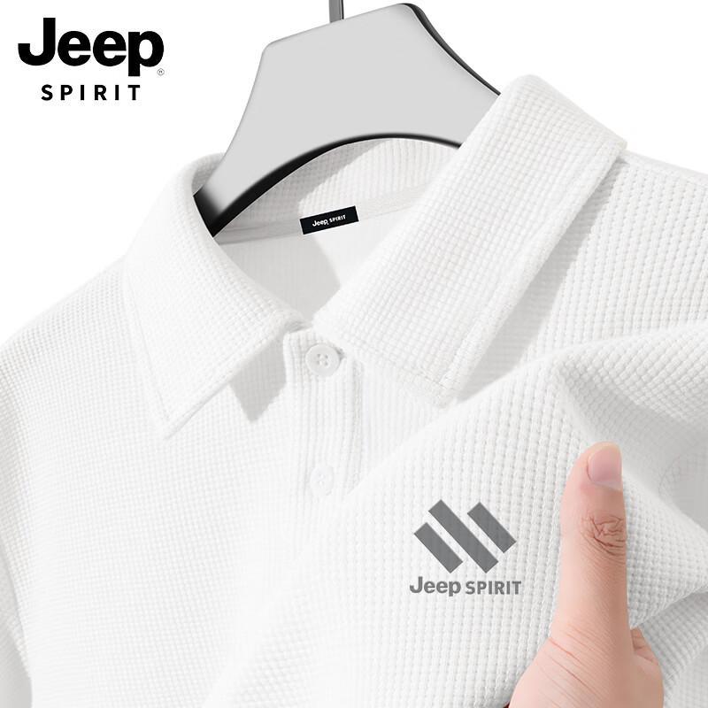 JEEP SPIRIT Men s Waffle Knit Polo Shirt XL