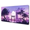 Ink Wash Style Cherry Blossom Pagoda Scenery Large Mouse Pad Desk Mat Pc Accessories Gaming Pad Office Rug Mouse Carpet Mousemat