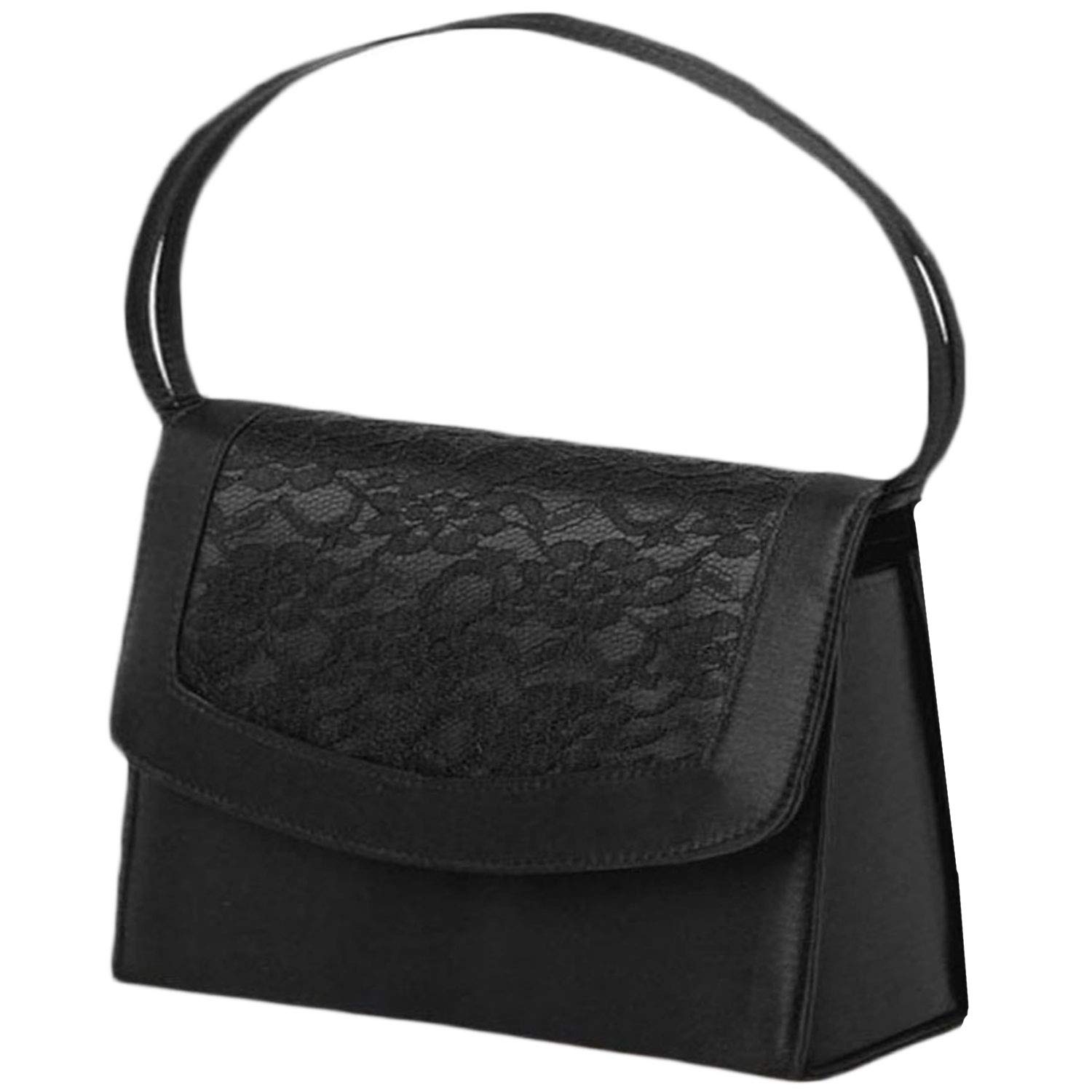 

MIKA&MAYA Formal Bag, Black, Large Capacity (Two Handles), Perfect for Funerals, Weddings, Ceremonies, Graduations, and Other Ceremonies