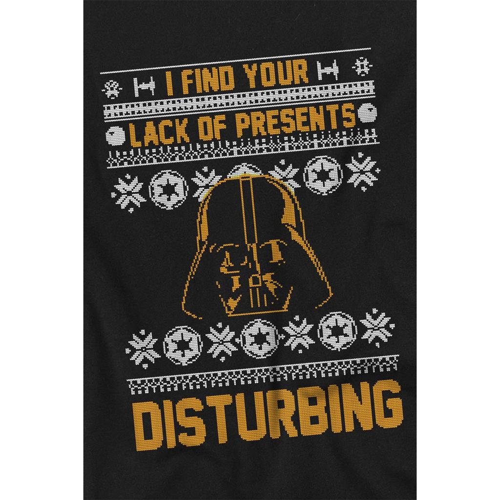 STAR WARS Mens Lack Of Christmas Presents Fair Isle T-Shirt