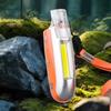 Security Whistle LED Flashlight USB Rechargeable Portable Flashlight with 3 Modes COB Whistle Torch Outdoor Safety Warning Light