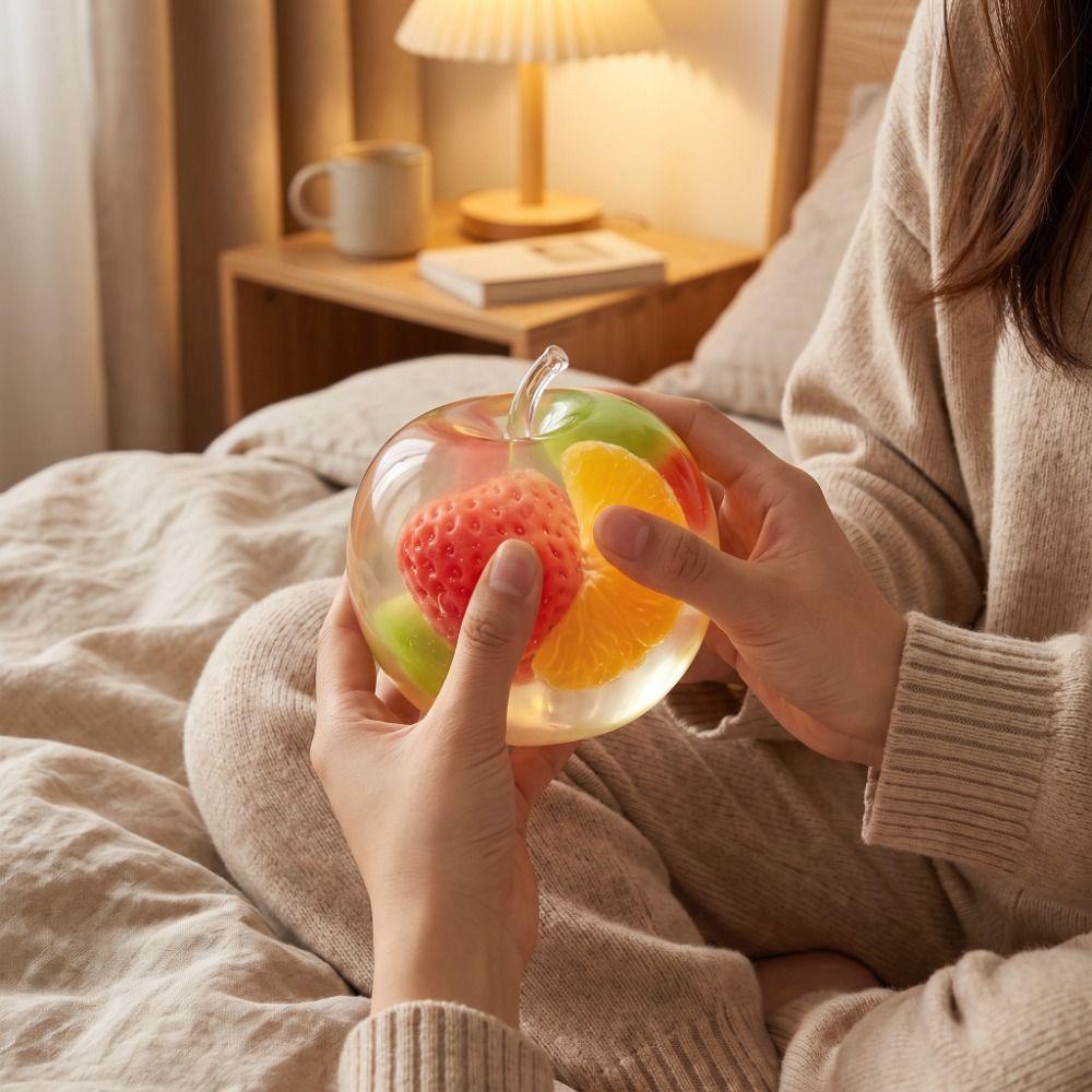 Sensory Simulated Fruits Vent Toy Release Hand Slow Rebound Toy Fruits Squeeze Toy  Autism Support