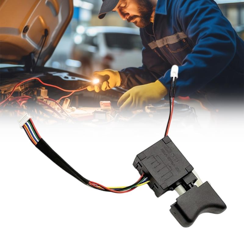 Wireless Drill Speed Controller Brushless Wireless Push Button 8 Wire Power Tool for 2106 Electric Drill Switcher