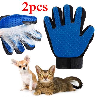 Pet Grooming Glove for Cats Brush Comb Cat Hackle Pet Deshedding Brush Glove for Animal Dog Pet Hair