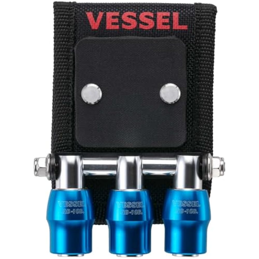 VESSEL (VESSEL) Quick Catcher Triple Holder with Magnet Blue QB-10MB3B