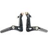 2 Pcs Brake + Accelerator Footpegs Foot Pedal Set Universal For Racing Go Kart